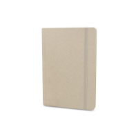 Papierowy notatnik z fragmentami trawy A5