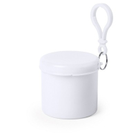 Peleryna z kapturem biały