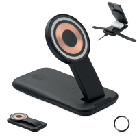 PENDOLESS - Bezprzew. ładowarka 3 w 1, 15W, Czarny