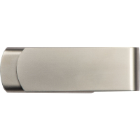 Pendrive metalowy 16 GB TWISTER, szary