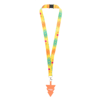 personalizowana smycz RPET z uchwytem na telefon