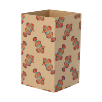 personalizowany rękaw z papieru kraft