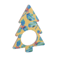 personalizowany świąteczny pierścień na serwetki