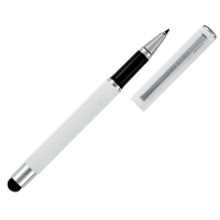 Pióro kulkowe touch pen soft touch CLAUDIE Pierre Cardin, biały