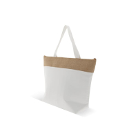 Plażowa torba chłodząca bawełna/juta 42x10x30cm, ecru