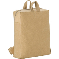 Plecak z laminowanego papieru brązowy