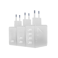 PLUGGY IV - Ładowarka sieciowa USB - 4 porty
