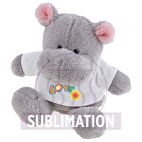 Pluszowy hipopotam | Walter szary