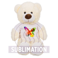 Pluszowy miś | Bernie Cream biały