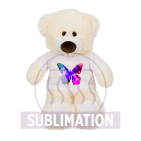 Pluszowy miś | Bernie Cream Junior biały