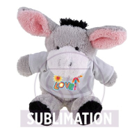 Pluszowy osiołek | Theo szary