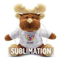 Pluszowy renifer | Comet White brązowy