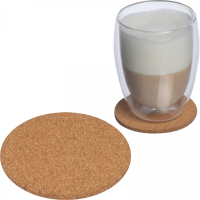 Podkładka pod kubek korkowa, beżowy