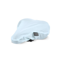 Pokrowiec na siodełko z plastiku z recyklingu, biały