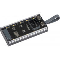 Power bank 10 000 mAh DARWIN, przeźroczysty