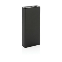 Power bank 20000 mAh Terra, aluminium z recyklingu szary