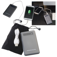 Power bank 4 000 mAh KINGSVILLE, szary