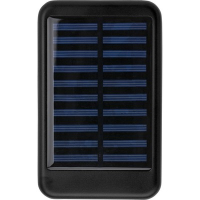 Power bank 4000 mAh, ładowarka słoneczna czarny
