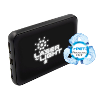 Power bank 5000 mAh RPET | Suzanne czarny