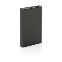 Power bank 5000 mAh Terra, aluminium z recyklingu szary