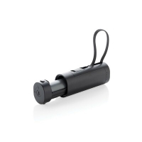 Power bank 5000 mAh, wymienialne baterie czarny