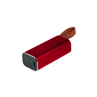 Power bank 5000 mAh, zawieszka czerwony