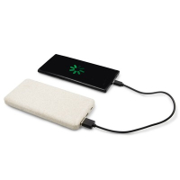 Power bank 8000 mAh ze słomy pszenicznej | Jenkins neutralny