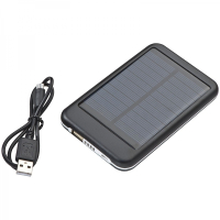 Power bank solarny 4 000 mAh PHILADELPHIA, czarny