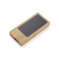 Power bank solarny SONNEN 10000 mAh brązowy