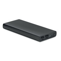 POWERFLAT 8 C - Power bank 10000 mAh, Czarny