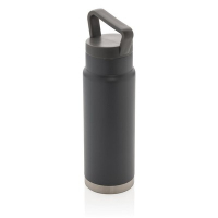 Próżniowa butelka sportowa 650 ml szary
