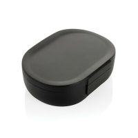 Pudełko śniadaniowe 700 ml Avira Atlas, PP z recyklingu czarny