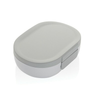 Pudełko śniadaniowe 700 ml Avira Atlas, PP z recyklingu szary