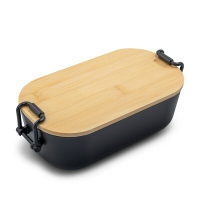 Pudełko śniadaniowe 900 ml | Loes czarny