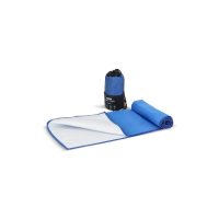 R-PET Szybkoschnący ręcznik 40×80 cm z woreczkiem, sublimacja., niebieski