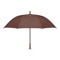 RAYNA - drewniany uchwyt parasola automaty, Brazowy