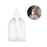 REFLASK 500. Butelka z dozownikiem, wykonana z PET i PP 500 mL
