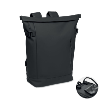 RIDE BACKPACK - Plecak rowerowy PU na laptopa 20L, Czarny