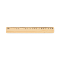 RULER20 - Drewniana linijka 20 cm, Drewna