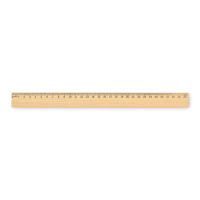 RULER30 - Drewniana linijka 30 cm, Drewna