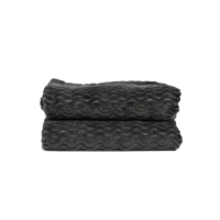 Sagaform Agnes Fleece Plaid 130x170 cm, ciemnoszary