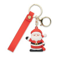 SANTACHARM - Brelok z Św. Mikołajem, Czerwony