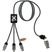 SCX.design C33 kabel do ładowania typu C o mocy 60 W z podwójnym podświetlanym logo