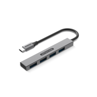 Sitecom CN-5001 USB-C to 4x USB-A Nano hub, szary