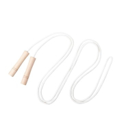 Skakanka z drewnianymi rączkami neutralny