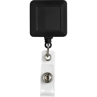 Ski pass, rozciągany przewód ok. 75 cm czarny