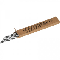 Słomki do napojów tekturowe 10 szt., czarny