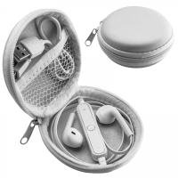 Słuchawki douszne bluetooth, biały