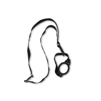 Smycz z uchwytem na butelkę, czarny