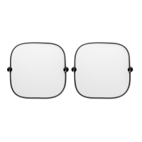 SOMBRA LIGHT - Zestaw 2 osłon przeciwsłoneczn, Czarny